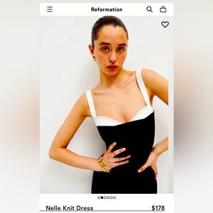 Reformation Nelle Knit Dress